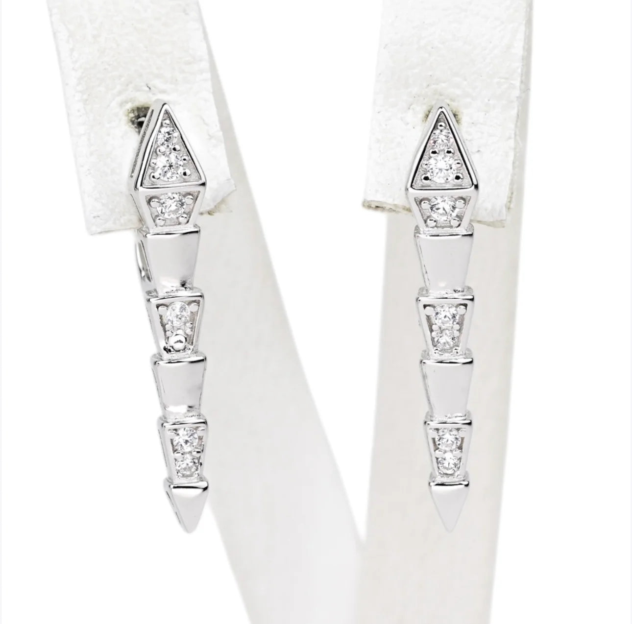 Silver Onyx Snake Set