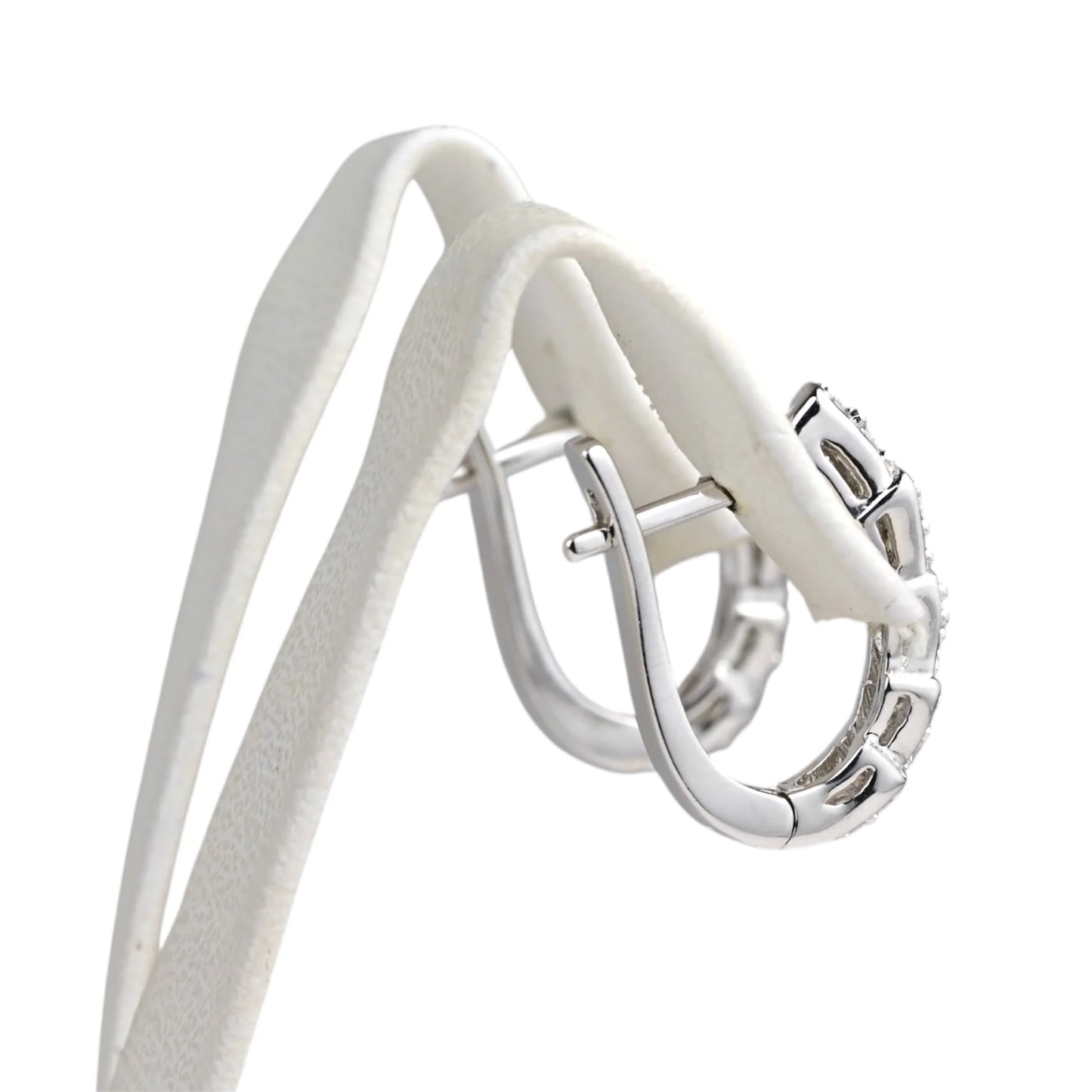 Silver Earrings Snake