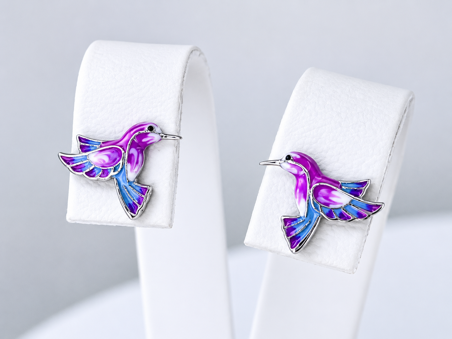 Dainty Hummingbird Jewelry Set