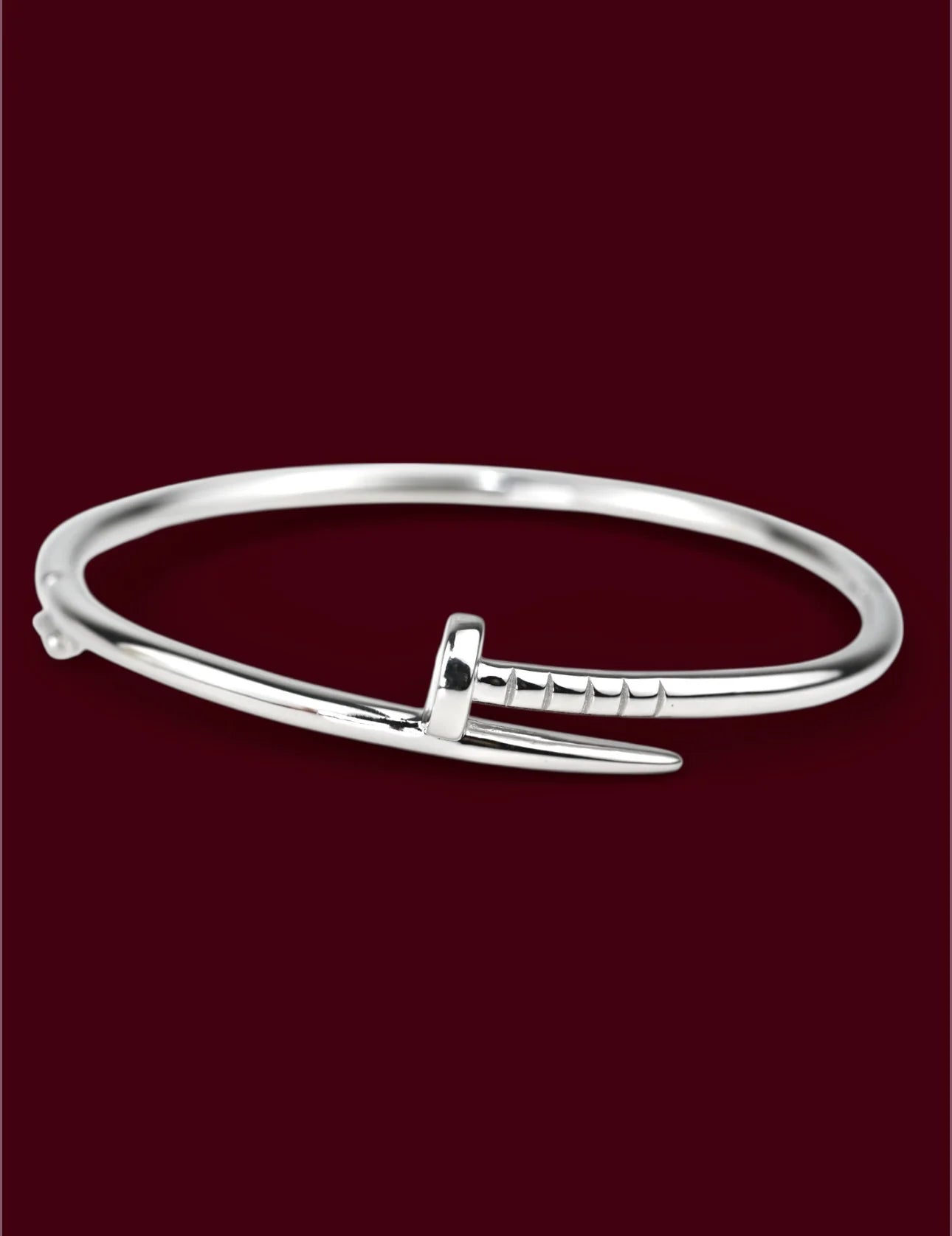 Silver Bracelet Nail