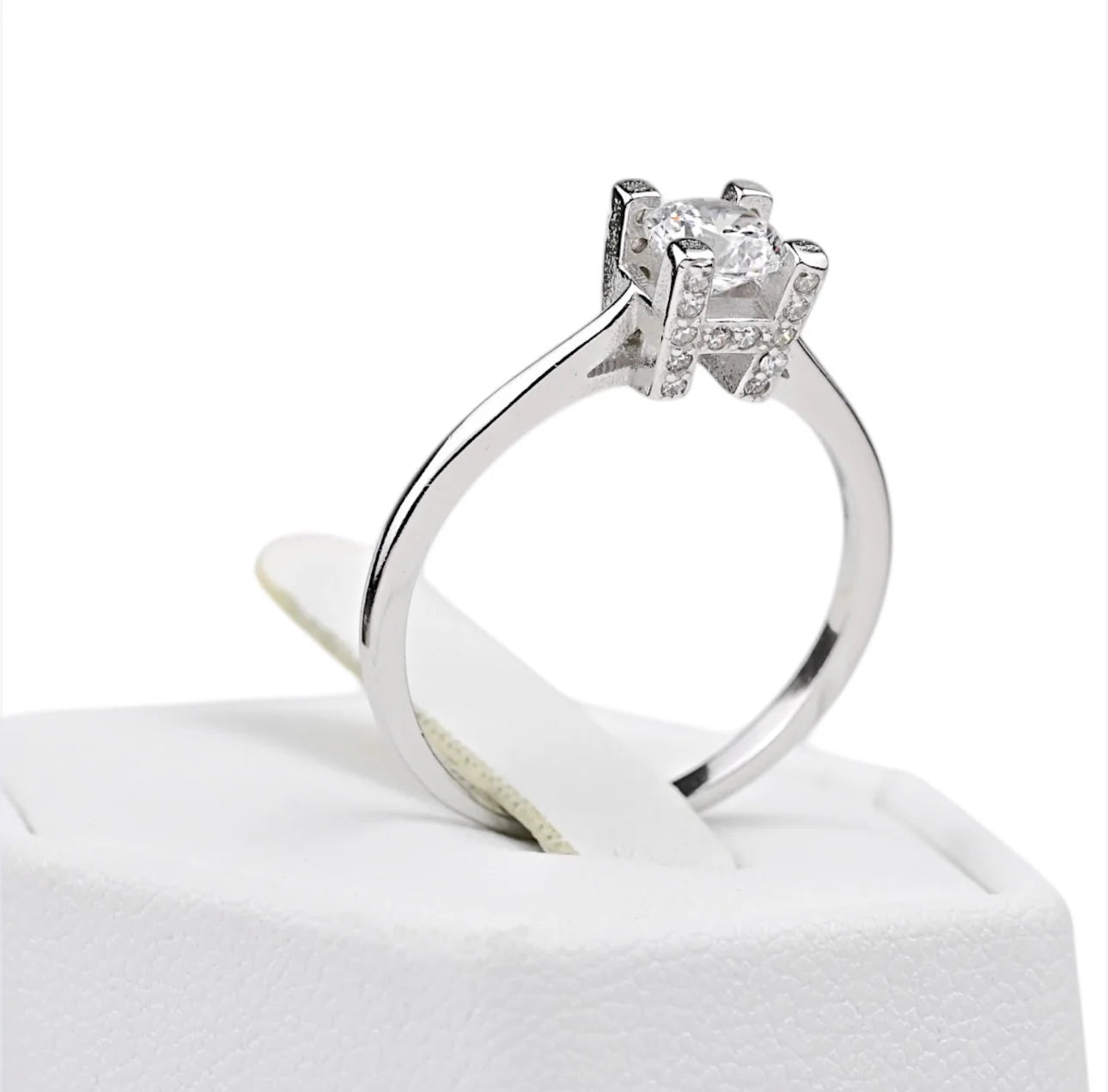 Silver Ring with Zirconia stone