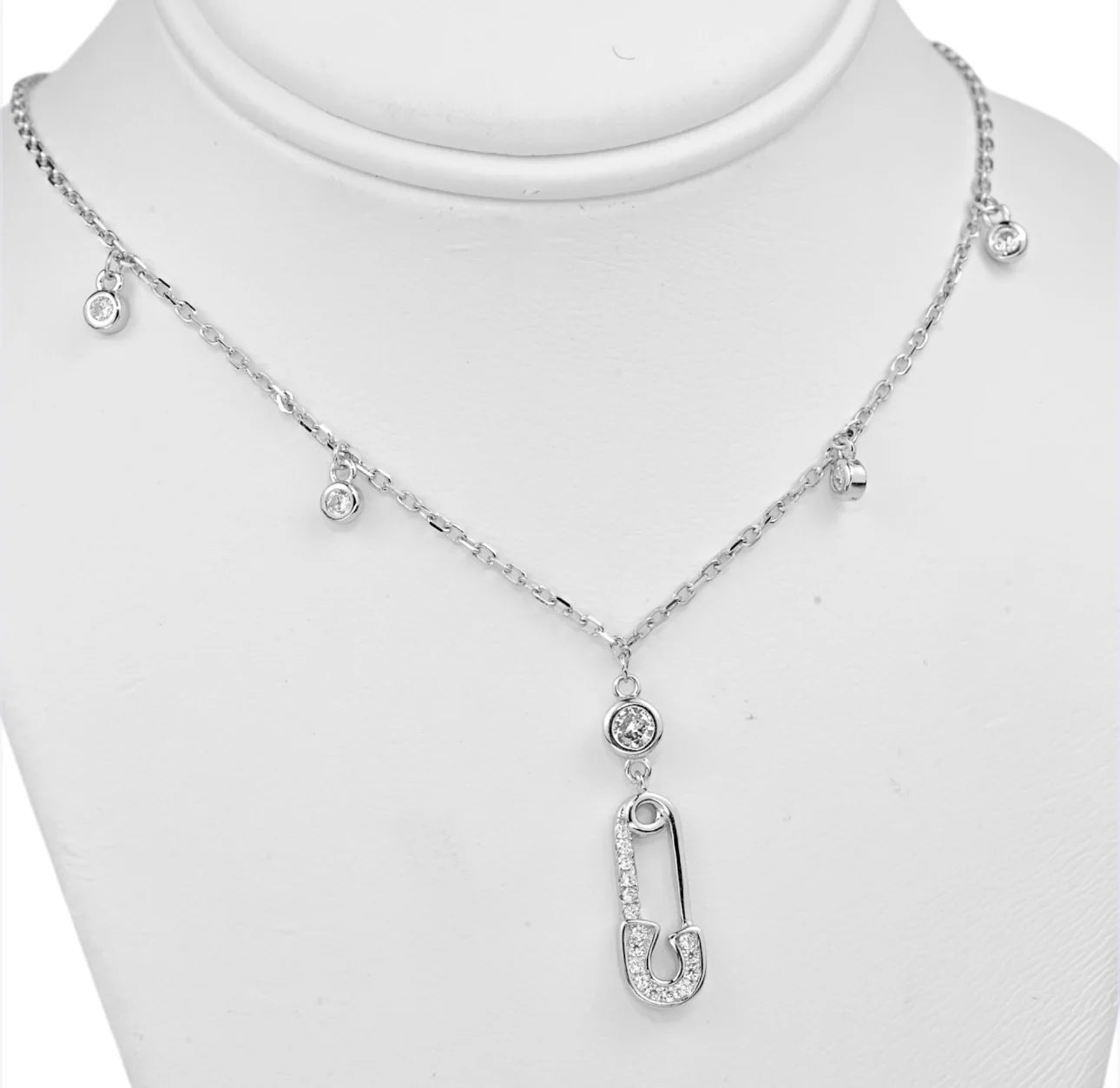 Silver Pin Set (Earrings, Ring, Bracelet, Necklace )
