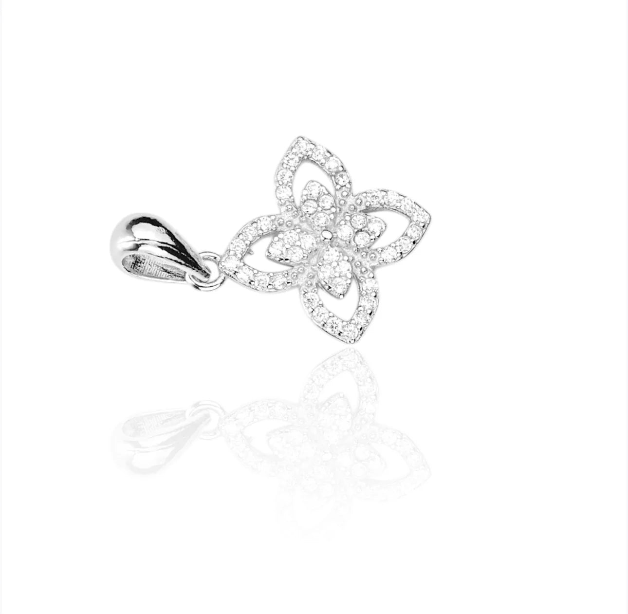 Silver Set Flowers