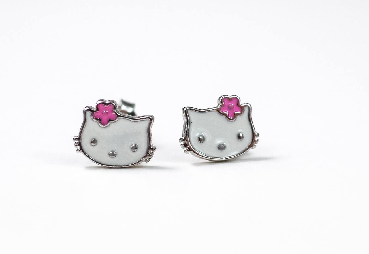 Kids Stud Earrings Kitty