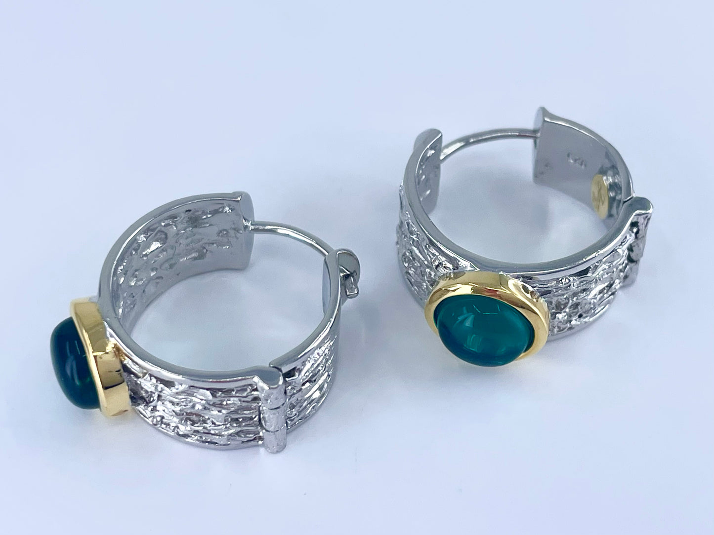 Orb on Rough Silver Jewelry Set