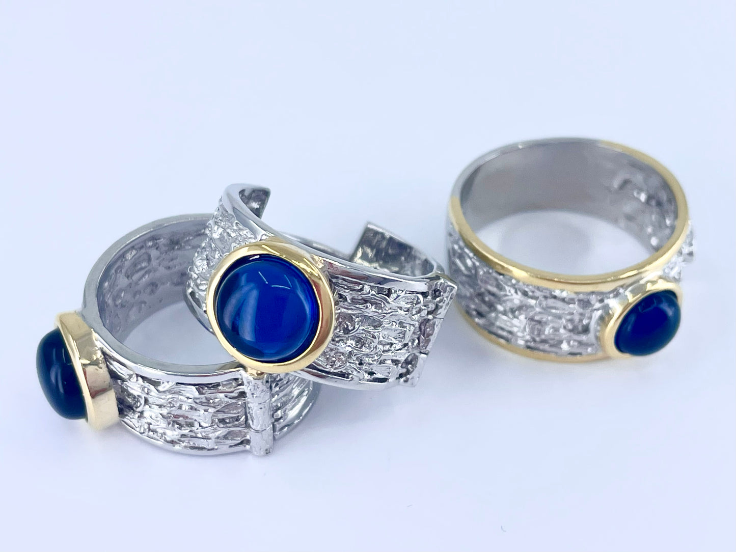 Orb on Rough Silver Jewelry Set