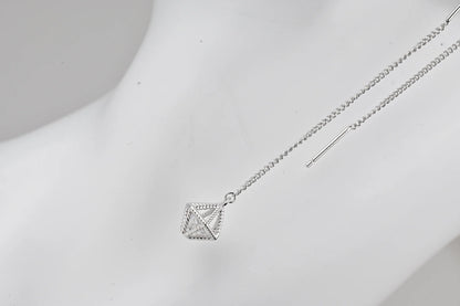 Shine Threads Silver Earrings