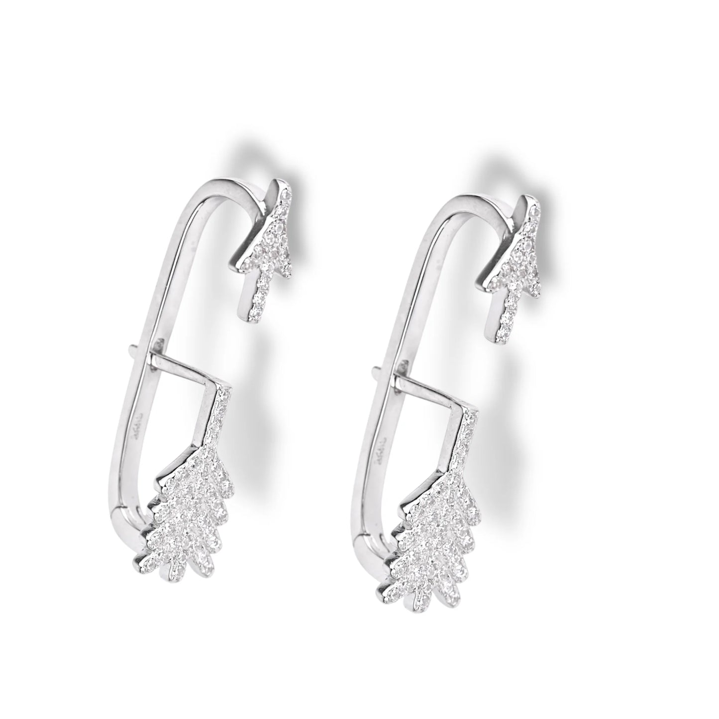 Silver Earrings Cuff