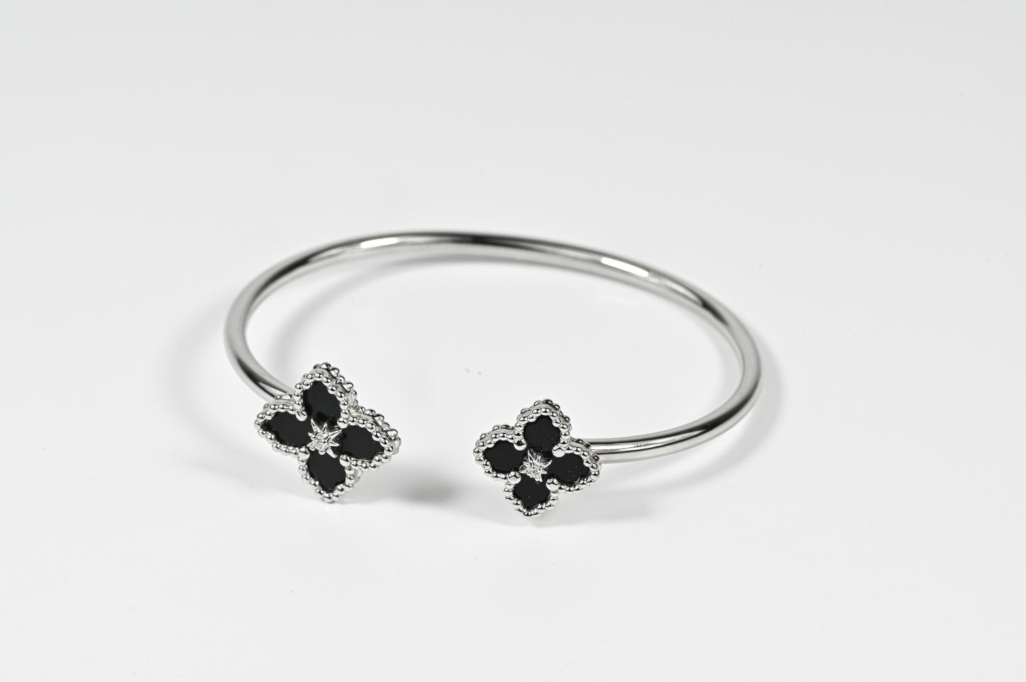 Onyx Star Hard Cuff Bracelet