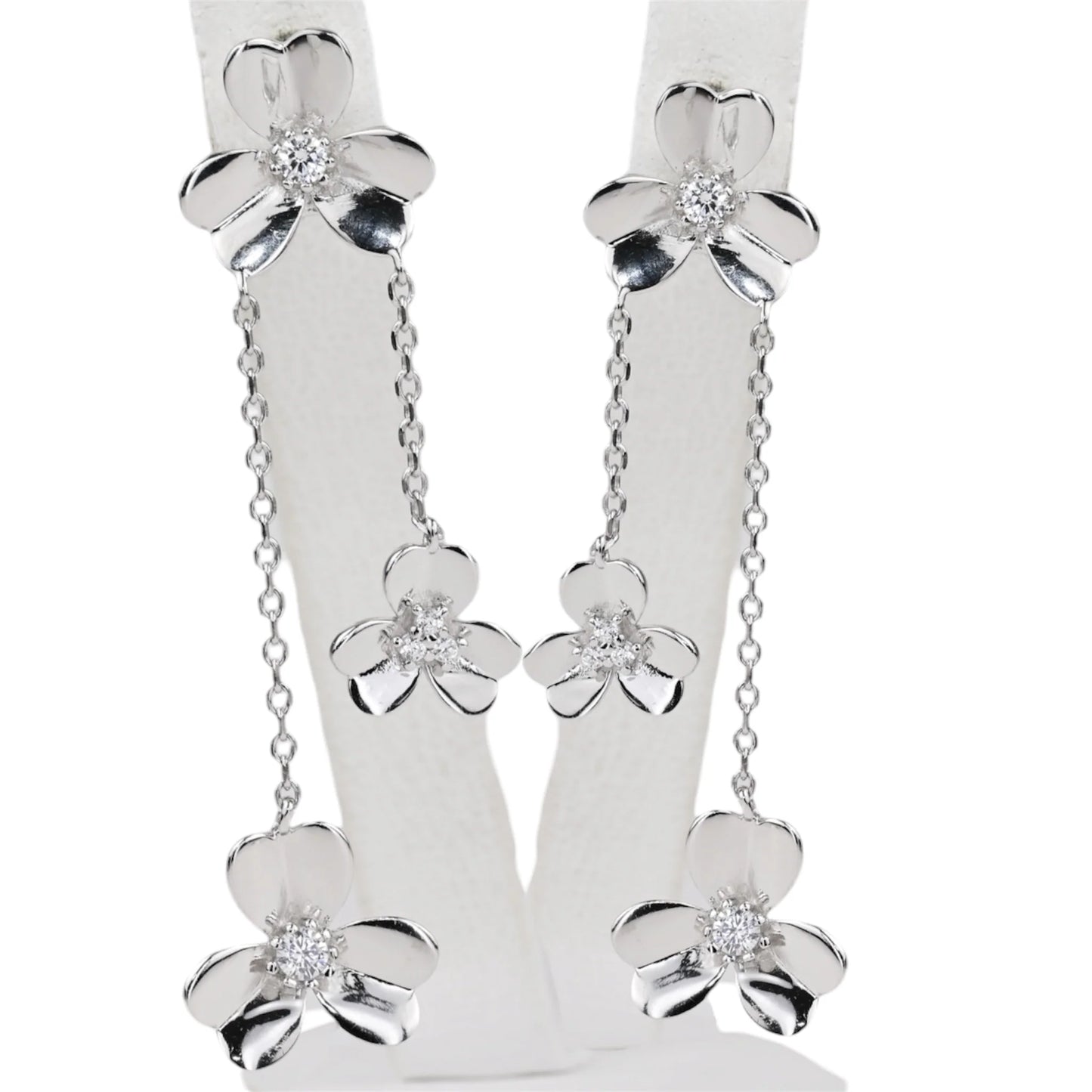Silver Set Flowers