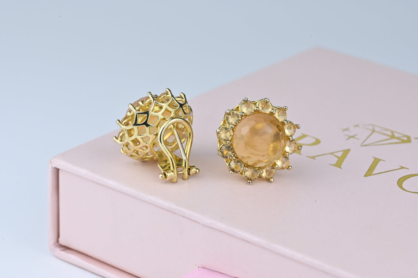 Silver Earrings Gold Plated