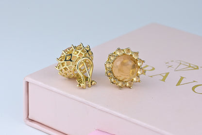 Silver Earrings Gold Plated