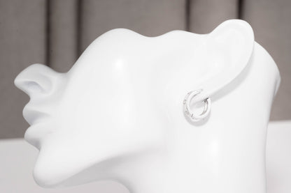 Silver Earrings Hoops