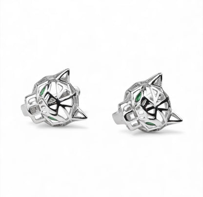 Silver Jewelry Set Panther