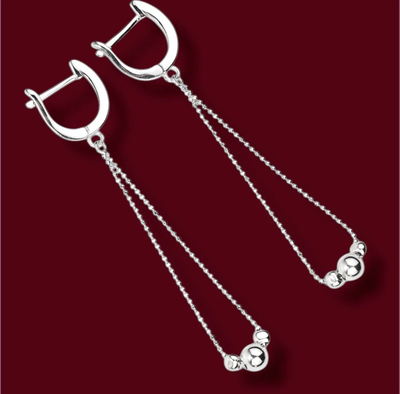 Silver Dangle Earrings