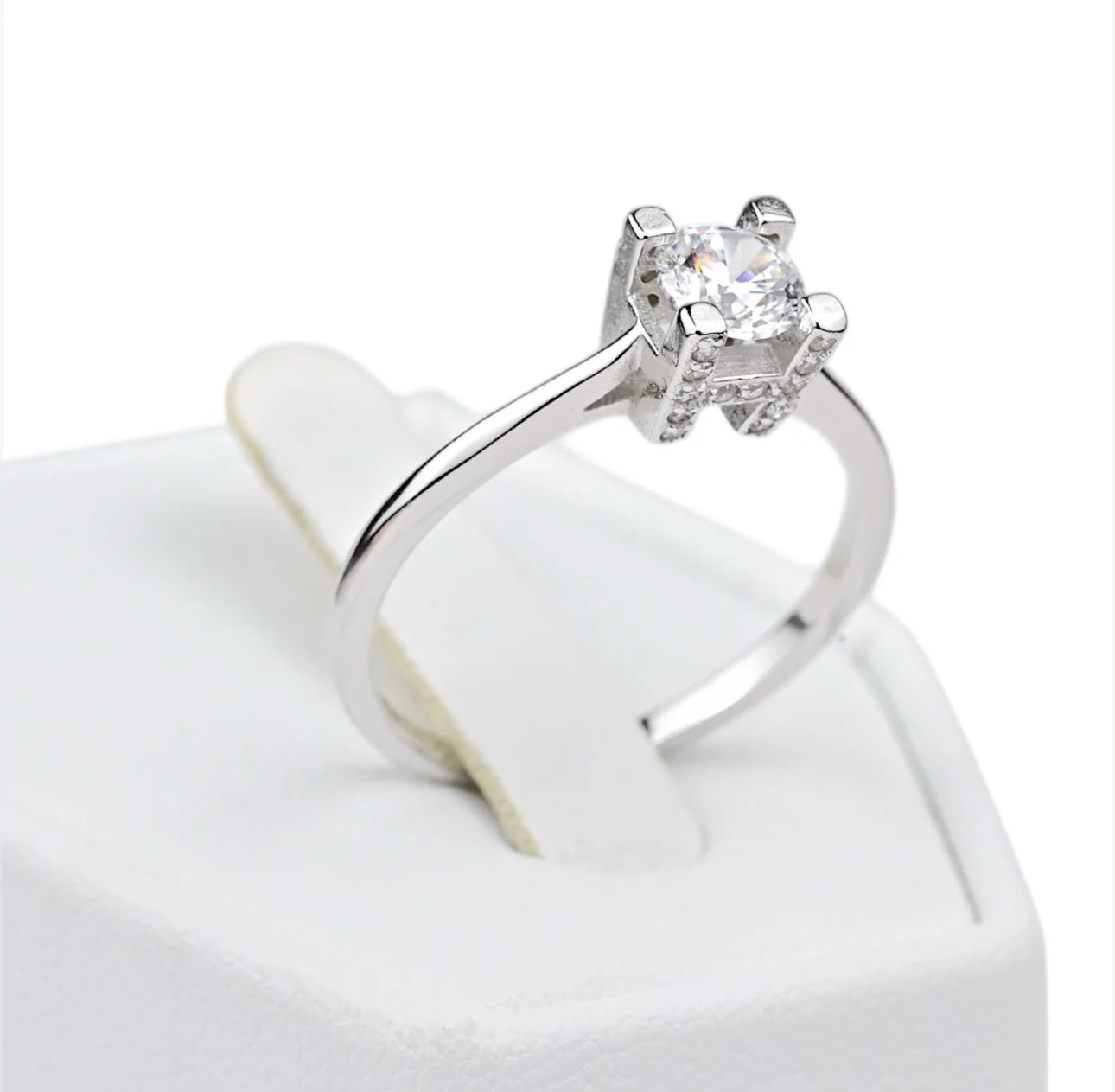 Silver Ring with Zirconia stone