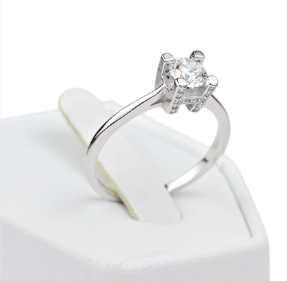 Silver Ring with Zirconia stone