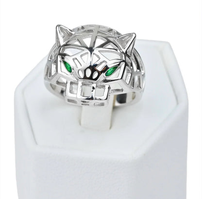 Silver Jewelry Set Panther