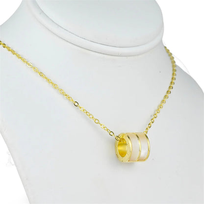 Silver Necklace Gold Plated