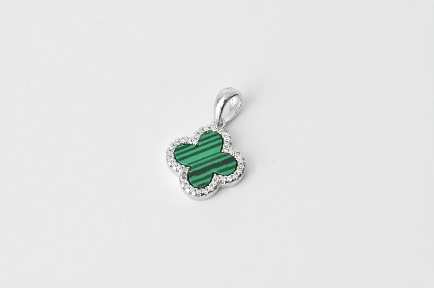 Pendant Malachite Clover