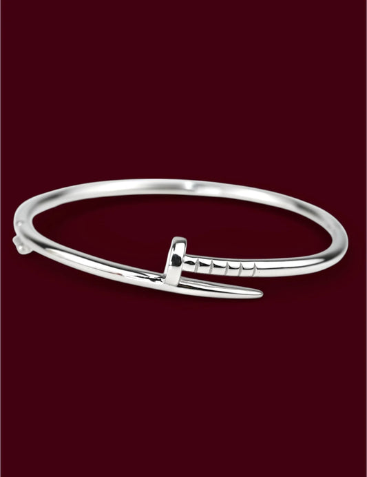Silver Bracelet Nail