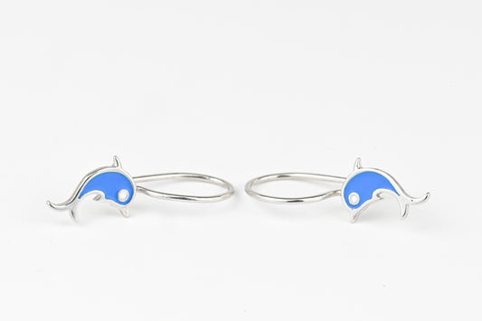 Kids Earrings Dolphins