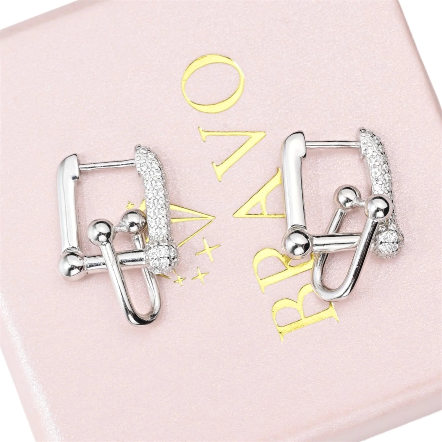 Silver Earrings Chain