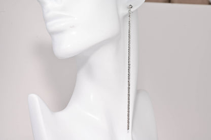 Silver Dangle Earrings Studs