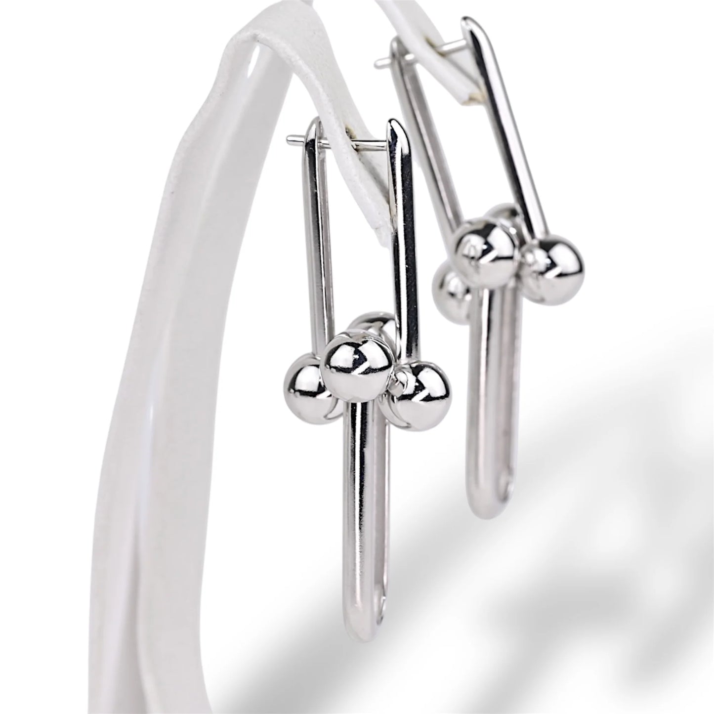 Silver Chain Earrings