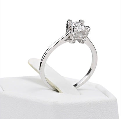 Silver Ring with Zirconia stone