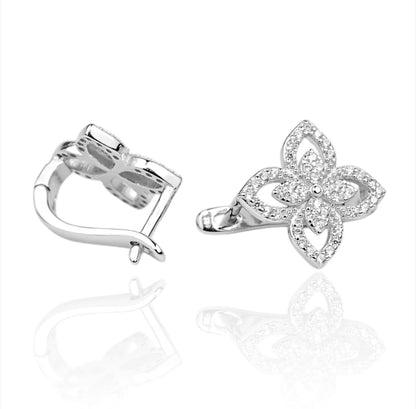 Silver Set Flowers