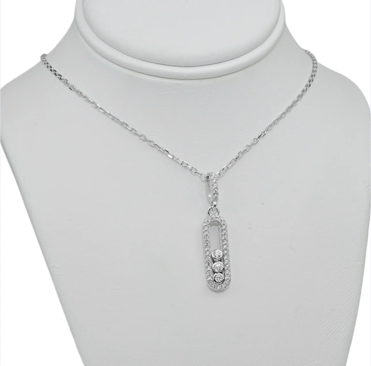 Silver Set with movable stones