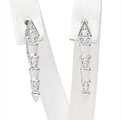 Silver Set Snake (Earrings & Pendant)