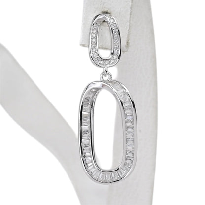 Silver Earrings Bright