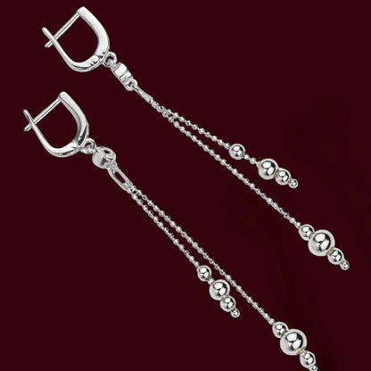 Dangle Silver Earrings