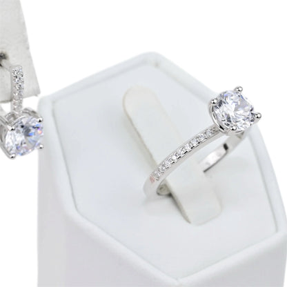Silver Set with Zirconia stones