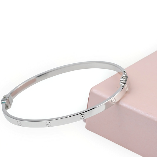 Silver Bracelet Love