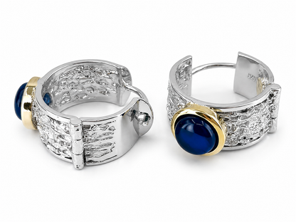 Orb on Rough Silver Jewelry Set