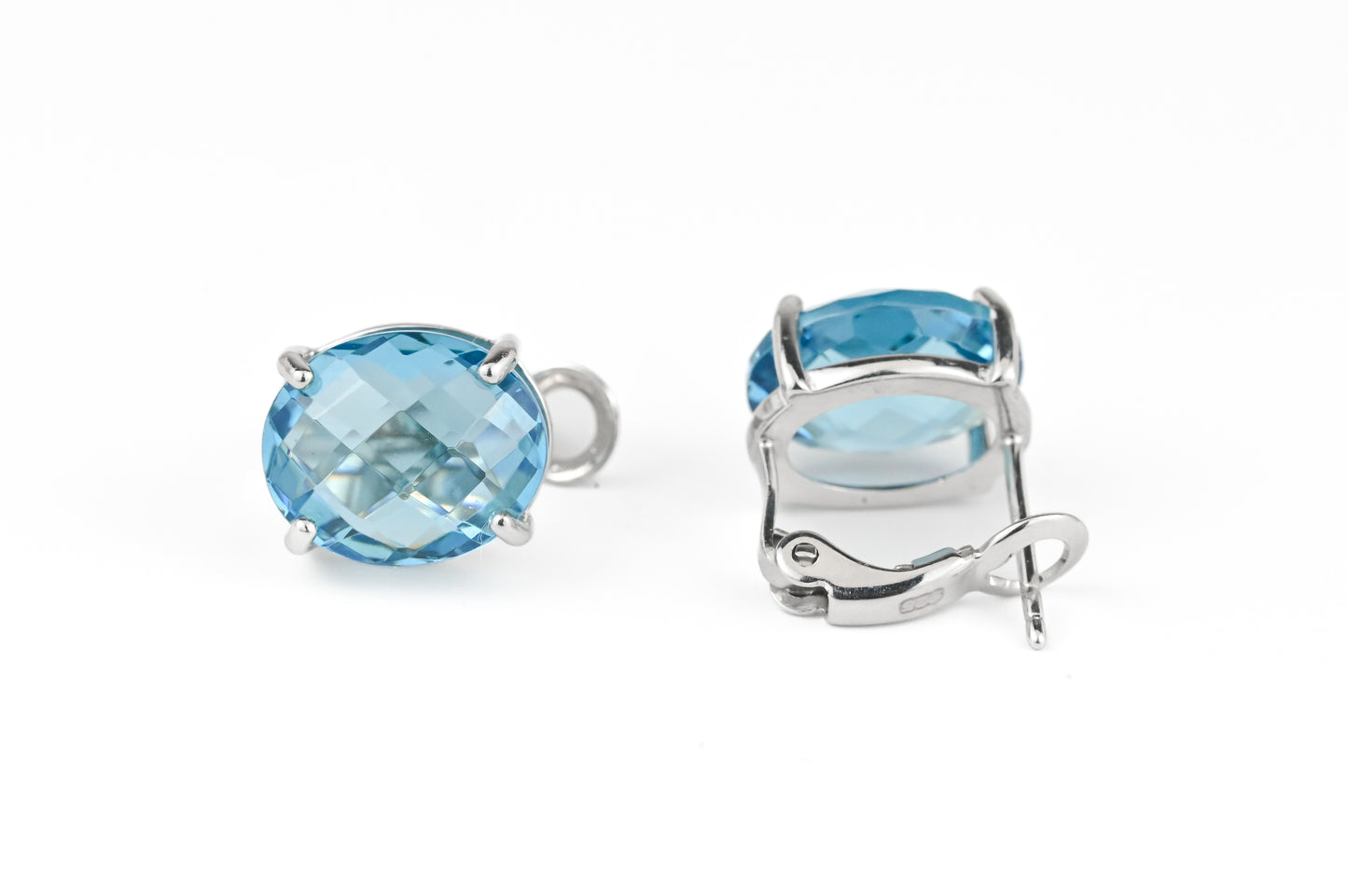 Blue Topaz Earrings