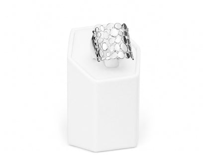 Silver Set Earrings & Ring