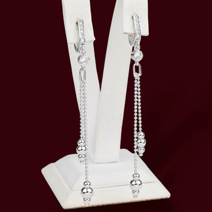 Dangle Silver Earrings