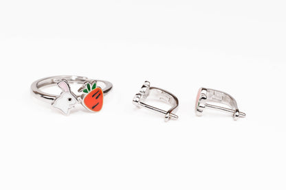 Silver Set for Kids Bunny