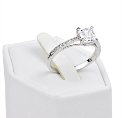 Silver Ring with Zirconia stone