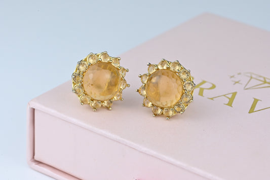Silver Earrings Gold Plated