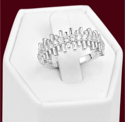 Silver Zirconia stones Set