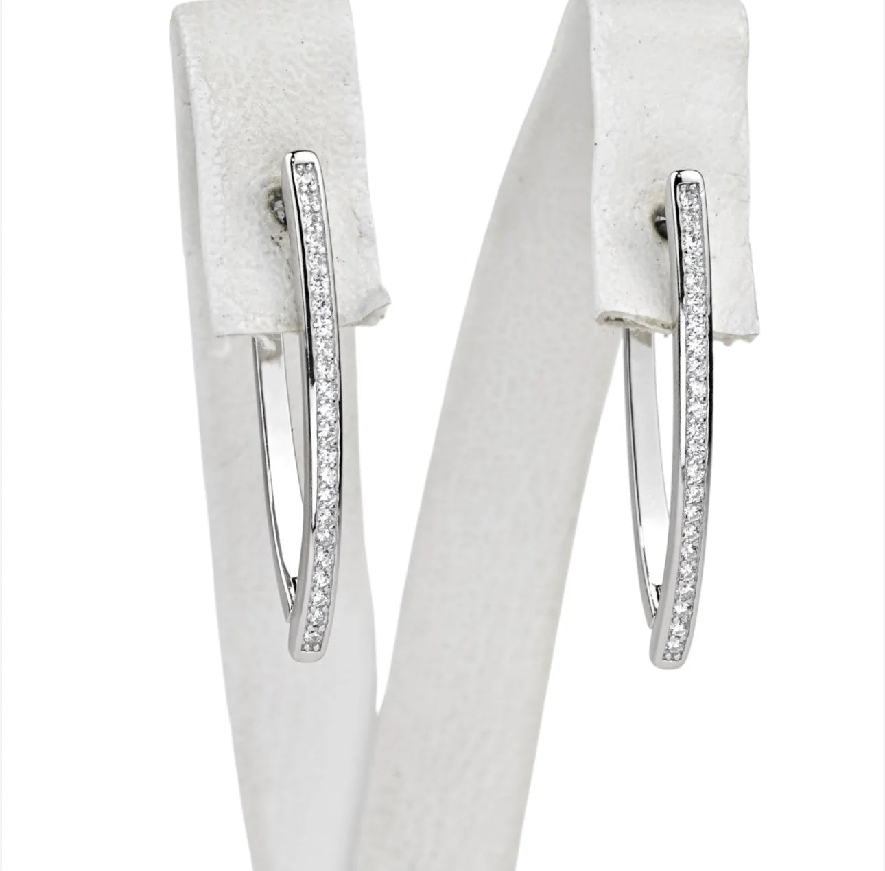 Silver Earrings with Zirconia stones