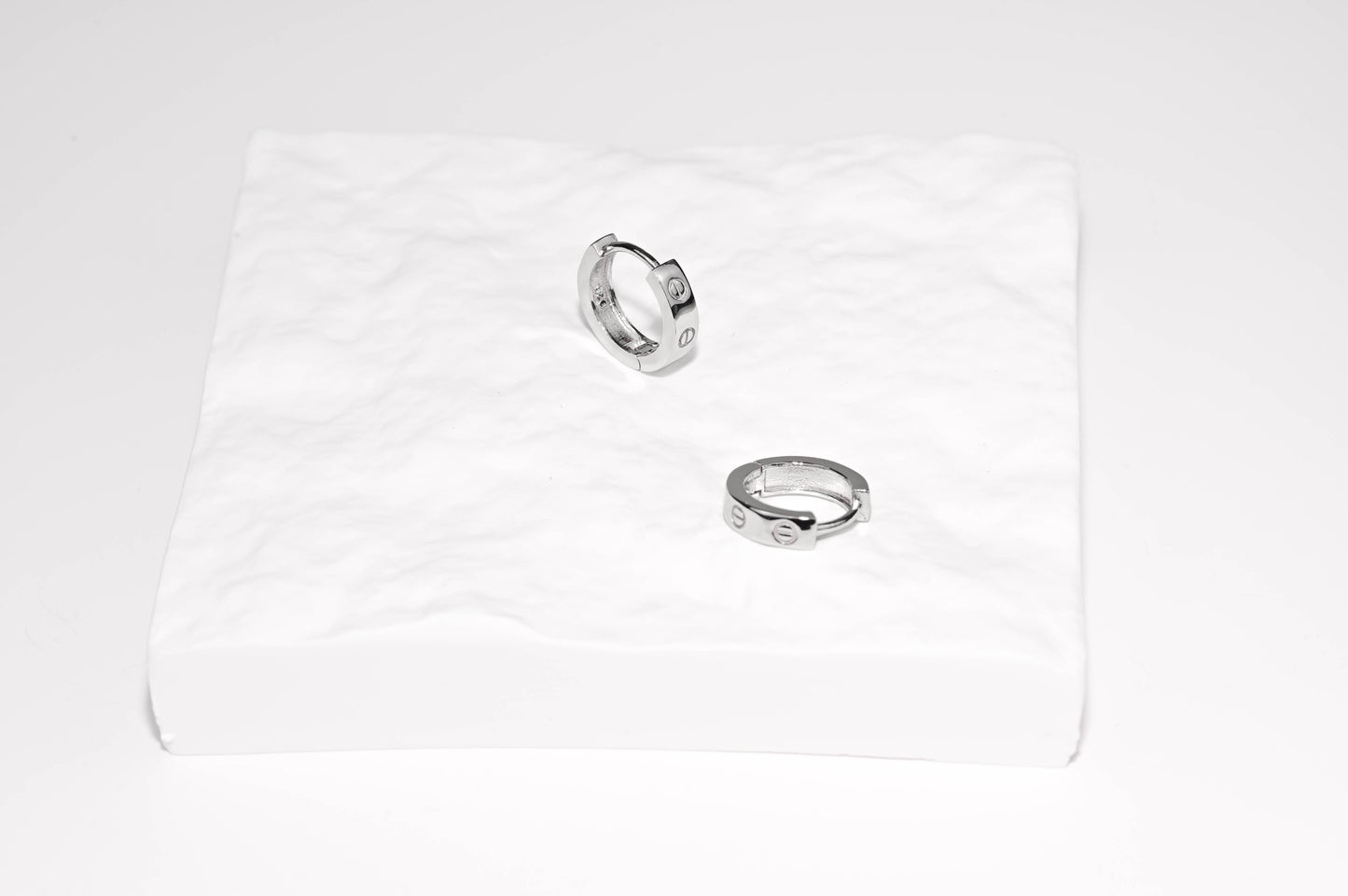 Silver Earrings Hoops