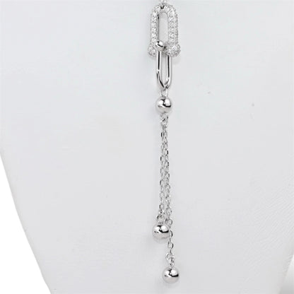 Silver Necklace Tie