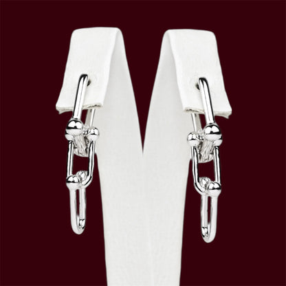 Silver 925 Chain Earrings