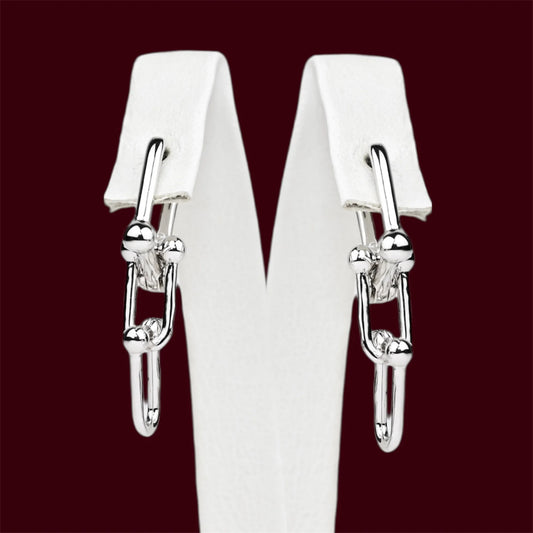 Silver 925 Chain Earrings